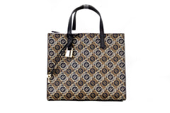 Bolsa transversal de couro estampada Marc Jacobs Mini Grind Signet