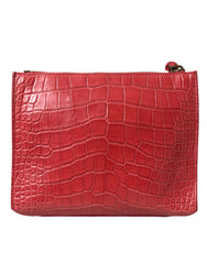 Bolsa Balenciaga Exotic Red em Couro de Jacaré