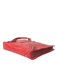 Bolsa Balenciaga Exotic Red em Couro de Jacaré