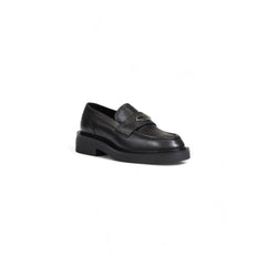 Sapato baixo de couro preto Tommy Hilfiger