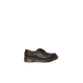 Sapato baixo de couro preto Dr. Martens