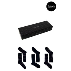 Meia de algodão azul Tommy Hilfiger