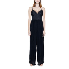Guess Black Polyester Jumpsuit