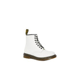 Bota de couro branca Dr. Martens