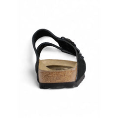 Sandália Birkenstock de Couro Camurça Preta