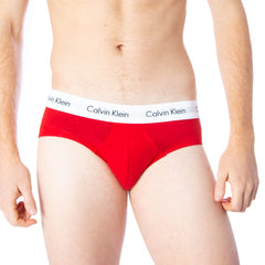 Calvin Klein Underwear Roupa íntima de algodão vermelha