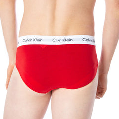 Calvin Klein Underwear Roupa íntima de algodão vermelha