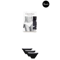Calvin Klein Underwear Calcinha Preta de Algodão