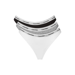 Calvin Klein Underwear Calcinha de Algodão Cinza