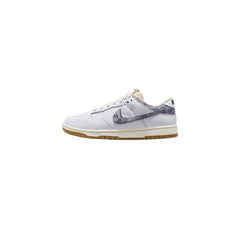 Nike Dunk Low Branco/Marinho Meia-Noite-Vermelho Academia-Vela