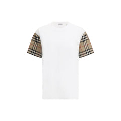 Camiseta Burberry Check com mangas arquivadas