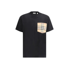 Camiseta Burberry Archive com bolso xadrez