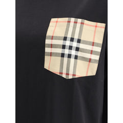 Camiseta Burberry Archive com bolso xadrez