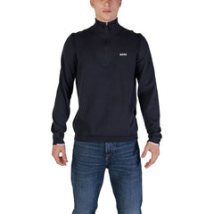 Hugo Boss Cardigan de algodão azul