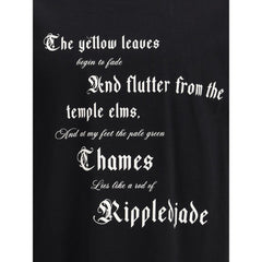 Camiseta Alexander McQueen com estampa maxi