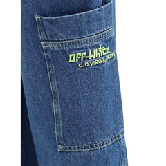 Calça Jeans Cargo Off-White