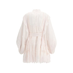 Vestido Zimmermann Mini Crush Lace Billow