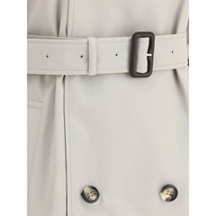 Jaqueta trench coat com abotoamento Burberry