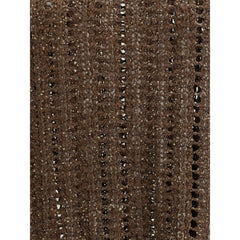 Suéter Brunello Cucinelli em malha perfurada