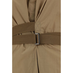 Brunello Cucinelli Vestido longo de algodão