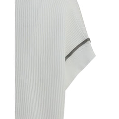 Blusa de manga curta Brunello Cucinelli