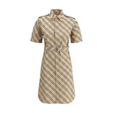 Vestido camisa xadrez Burberry Archivio