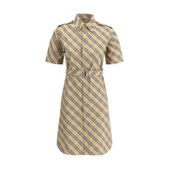 Vestido camisa xadrez Burberry Archivio