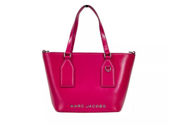 Bolsa transversal pequena de couro saffiano Marc Jacobs