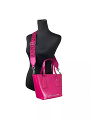 Bolsa transversal pequena de couro saffiano Marc Jacobs