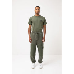 Calça Masculina Stone Island Verde Algodão