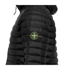 Jaqueta de Nylon Preta Stone Island