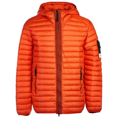 Jaqueta de Nylon Laranja Stone Island