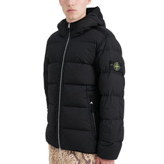 Jaqueta de Nylon Preta Stone Island