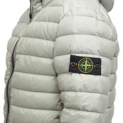 Jaqueta de Nylon Cinza Stone Island