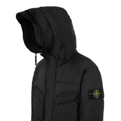 Jaqueta de Nylon Preta Stone Island