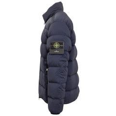 Jaqueta de Nylon Azul Stone Island