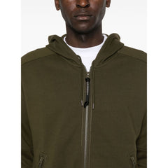 Suéter de algodão verde da CP Company