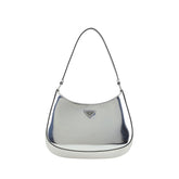 Bolsa de ombro Prada em couro patenteado
