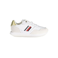 Tênis Tommy Hilfiger Branco de Couro Feminino
