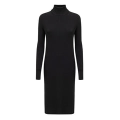 Vestido de lã preto Bottega Veneta
