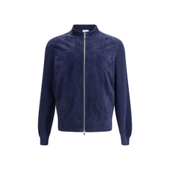 Jaqueta de couro Brunello Cucinelli