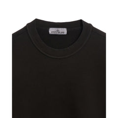 Suéter de algodão preto Stone Island