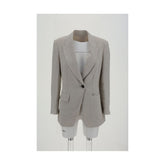 Blazer de linho Brunello Cucinelli