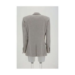 Blazer de linho Brunello Cucinelli