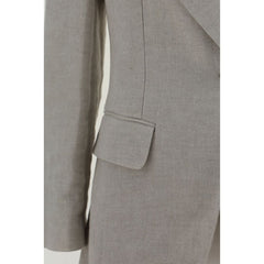 Blazer de linho Brunello Cucinelli