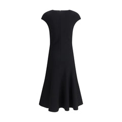 Alexander McQueen Vestido curto evasê
