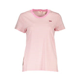Camiseta feminina Levi's de algodão rosa