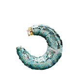 Roupas de PVC turquesa Tom Ford