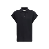 Camisa polo sem mangas Saint Laurent
