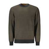 Hugo Boss Black Cotton Men Sweater
